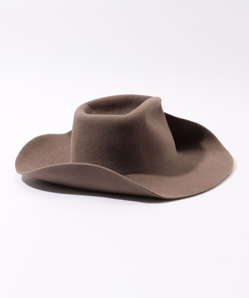 CLYDE(クライド)の「Clyde WIDE BRIM PINCH ハット(ハット・レディース・グレー・FREE)」の4枚目の写真