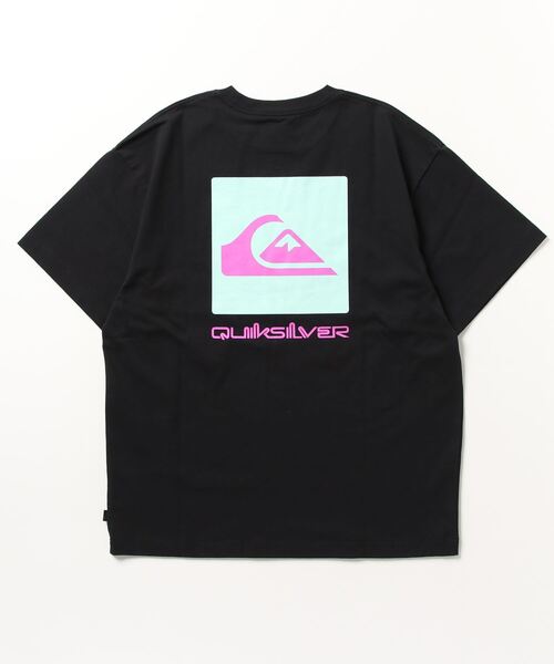 Quiksilver（クイックシルバー）の「【ムラサキスポーツ別注 】QUIKSILVER/クイックシルバー バックプリントTシャツ スクエアロゴ/ルーズシルエット クルーネックTシャツ/QUIK NEONBOX ST/QST231618M（Tシャツ/カットソー・メンズ・ブラック/ホワイト×グリーン/ホワイト×ブラック・XL/L/M）」の16枚目の写真