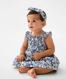 スモックフローラル ワンピースセット (ベビー)