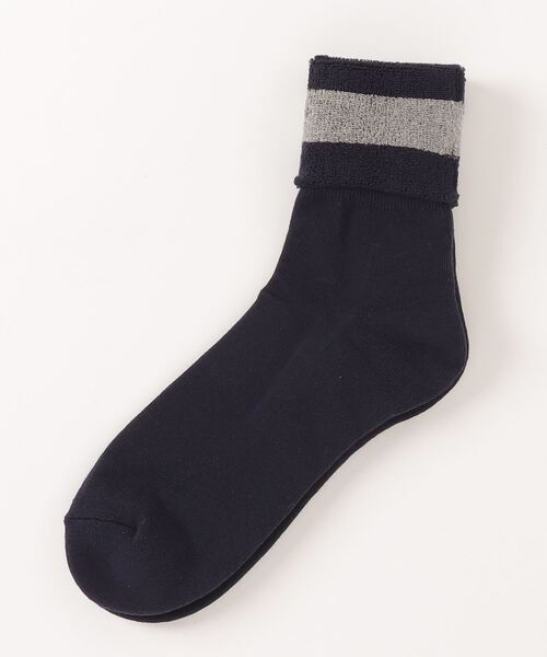 PHINGERIN(フィンガリン)の「PHINGERIN SOCKS! ORGANIC (PD-231-FA-041)(ソックス/靴下・メンズ・ネイビー/ライトグレー/ブラック・FREE)」の3枚目の写真
