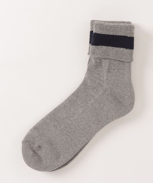 PHINGERIN(フィンガリン)の「PHINGERIN SOCKS! ORGANIC (PD-231-FA-041)(ソックス/靴下・メンズ・ネイビー/ライトグレー/ブラック・FREE)」の2枚目の写真