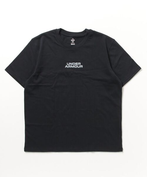 UNDER ARMOUR（アンダーアーマー）の「UAヘビーウエイト ショートスリーブTシャツ 〈アウトライン〉（トレーニング/メンズ/レディース）（Tシャツ/カットソー・レディース・ブルー系その他/ホワイト/ブラック・L/XXL/3XL/XL/M/S）」の19枚目の写真