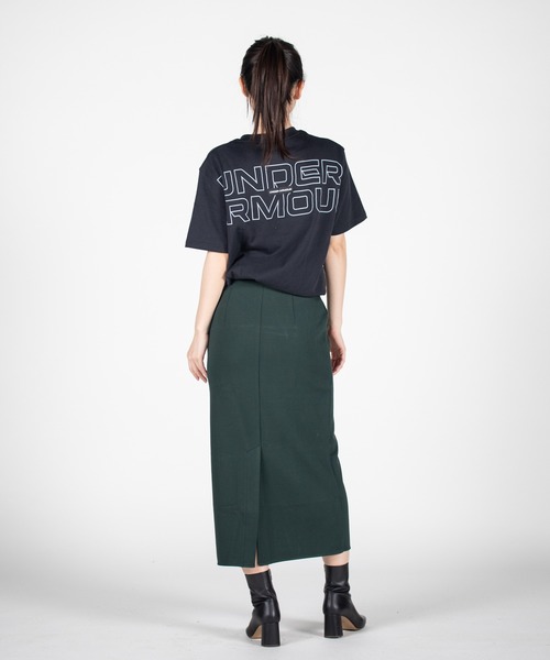 UNDER ARMOUR（アンダーアーマー）の「UAヘビーウエイト ショートスリーブTシャツ 〈アウトライン〉（トレーニング/メンズ/レディース）（Tシャツ/カットソー・レディース・ブルー系その他/ホワイト/ブラック・L/XXL/3XL/XL/M/S）」の14枚目の写真