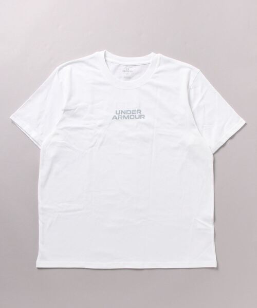 UNDER ARMOUR（アンダーアーマー）の「UAヘビーウエイト ショートスリーブTシャツ 〈アウトライン〉（トレーニング/メンズ/レディース）（Tシャツ/カットソー・レディース・ブルー系その他/ホワイト/ブラック・L/XXL/3XL/XL/M/S）」の21枚目の写真