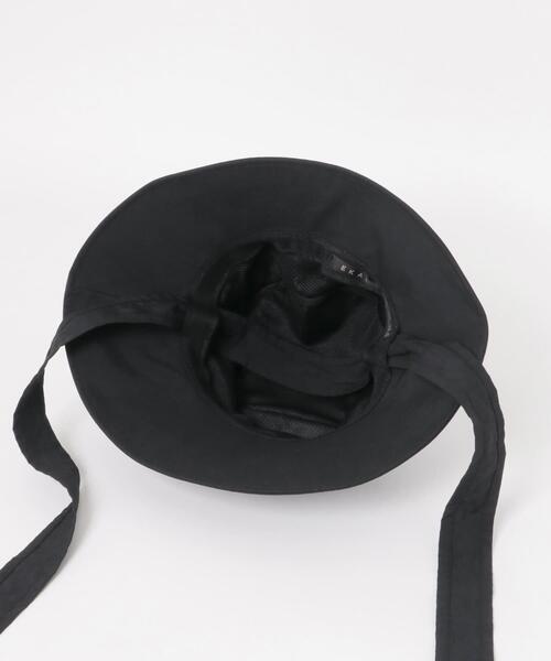 WILD THINGS(ワイルドシングス)の「『UVカット』『撥水』『別注』WILDTHINGS×EKAL ウィンディーハット(ハット・レディース・ブラック/ブラウン/ベージュ・FREE)」の6枚目の写真