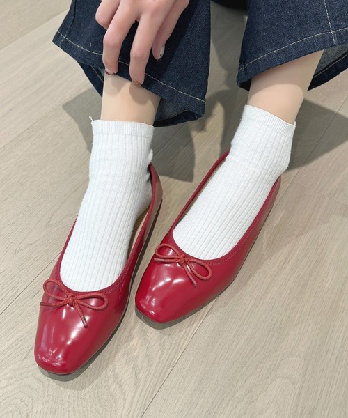 apres jour（アプレジュール）の「アソートバレエシューズ【ZOZOTOWN限定アイテム】（バレエシューズ・レディース・ピンクベージュ/ブラック/ゴールド/レッド/アイボリー・SMALL/MEDIUM/LARGE/X-LARGE）」の5枚目の写真