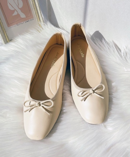 apres jour（アプレジュール）の「アソートバレエシューズ【ZOZOTOWN限定アイテム】（バレエシューズ・レディース・ピンクベージュ/ブラック/ゴールド/レッド/アイボリー・SMALL/MEDIUM/LARGE/X-LARGE）」の3枚目の写真