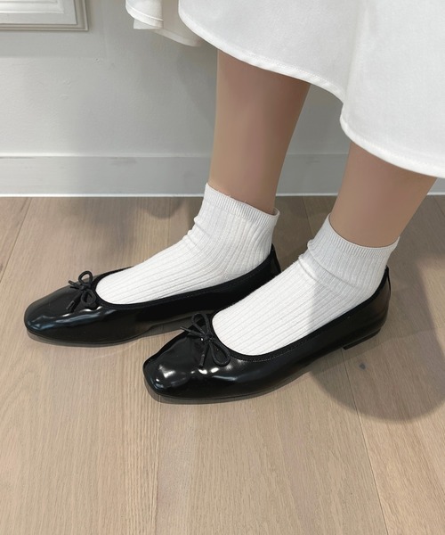 apres jour（アプレジュール）の「アソートバレエシューズ【ZOZOTOWN限定アイテム】（バレエシューズ・レディース・ピンクベージュ/ブラック/ゴールド/レッド/アイボリー・SMALL/MEDIUM/LARGE/X-LARGE）」の7枚目の写真