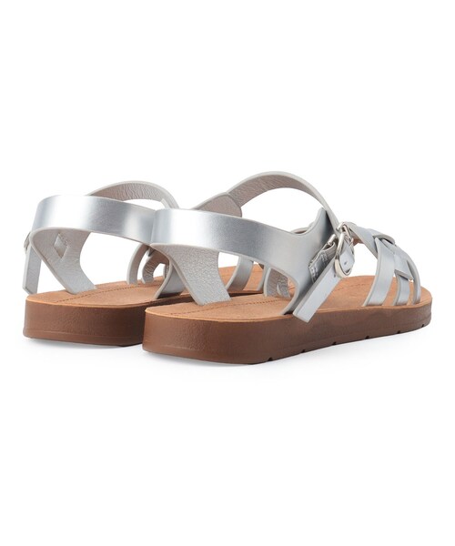 SHOO・LA・RUE(シューラルー)の「◆リング メッシュ サンダル(サンダル・レディース・ブロンズ/ブラック/シルバー・25/35/45)」の7枚目の写真