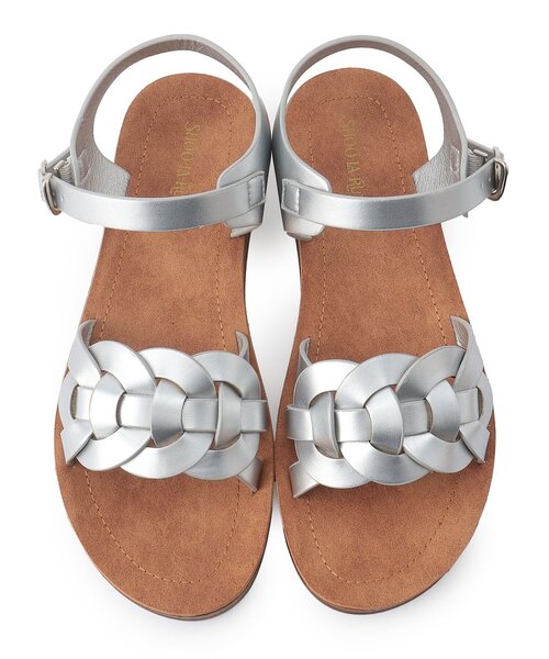 SHOO・LA・RUE(シューラルー)の「◆リング メッシュ サンダル(サンダル・レディース・ブロンズ/ブラック/シルバー・25/35/45)」の6枚目の写真