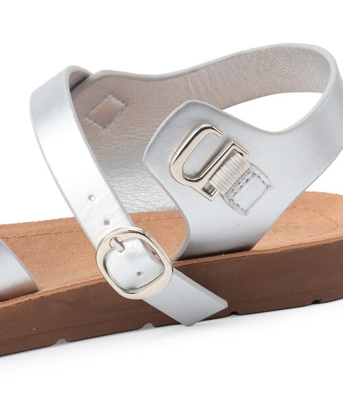 SHOO・LA・RUE(シューラルー)の「◆リング メッシュ サンダル(サンダル・レディース・ブロンズ/ブラック/シルバー・25/35/45)」の11枚目の写真