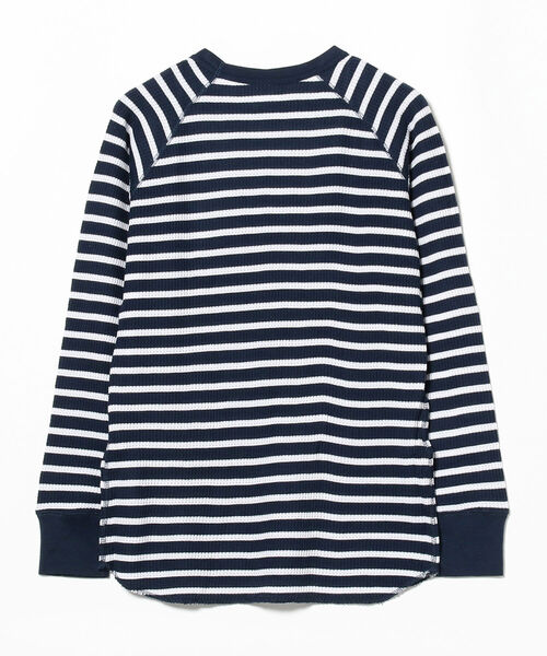 B:MING by BEAMS(ビーミングバイビームス)の「JE MORGAN / ワッフルボーダー ロングスリーブ Tシャツ(Tシャツ/カットソー・レディース・ネイビー/ブラック系その他3・ONE SIZE)」の9枚目の写真