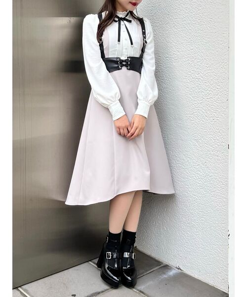 EATME（イートミー）の「レースアップハーネスベルト（ベルト・レディース・ブラック・FREE）」の9枚目の写真