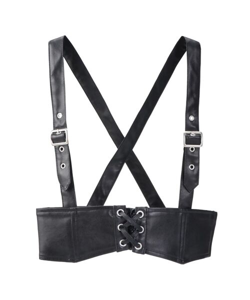 EATME（イートミー）の「レースアップハーネスベルト（ベルト・レディース・ブラック・FREE）」の16枚目の写真