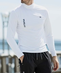 1piu1uguale3 RELAX | 1PIU1UGUALE3 RELAX(ウノピゥウノウグァーレトレ リラックス)縦ロゴコンプレッションインナー(Tシャツ/カットソー)
