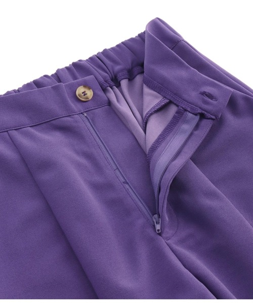 ANAP(アナップ)の「ジョーゼットセミフレアパンツ(その他パンツ・レディース・グレイッシュベージュ/ブラック/パープル・FREE)」の13枚目の写真