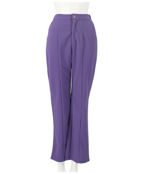 ANAP(アナップ)の「ジョーゼットセミフレアパンツ(その他パンツ・レディース・グレイッシュベージュ/ブラック/パープル・FREE)」の10枚目の写真