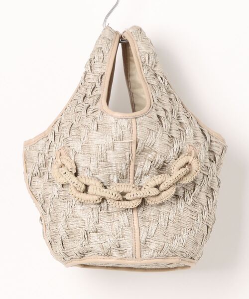セール】【ANITA BILARDI】ラフィア風バスケットバッグ(Q36306