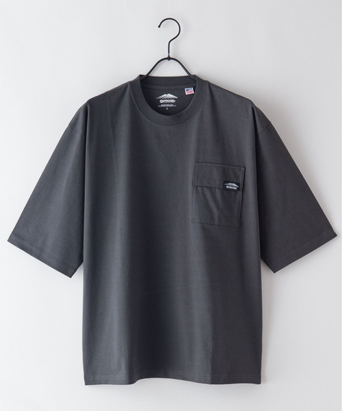 OUTDOOR PRODUCTS APPAREL(アウトドアプロダクツアパレル)の「USAコットン フラップポケット ビッグシルエット Tシャツ(Tシャツ/カットソー・メンズ・ホワイト/ブラウン/ブルー系その他/チャコールグレー/ブラック/カーキ・MEDIUM/LARGE/X-LARGE)」の12枚目の写真