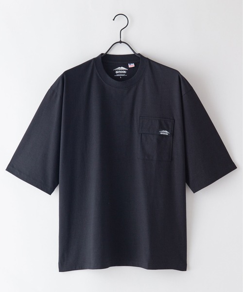 OUTDOOR PRODUCTS APPAREL(アウトドアプロダクツアパレル)の「USAコットン フラップポケット ビッグシルエット Tシャツ(Tシャツ/カットソー・メンズ・ホワイト/ブラウン/ブルー系その他/チャコールグレー/ブラック/カーキ・MEDIUM/LARGE/X-LARGE)」の11枚目の写真