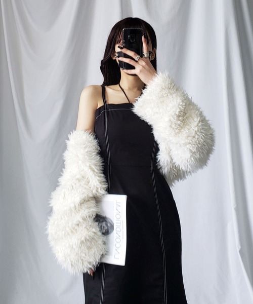 me+em select（ミームセレクト）の「※※【 選べる３サイズ／７色展開 】ハイウエストマキシロングマーメイドキャミワンピース（ワンピース・レディース・ネイビー/ベージュ/ブルーグレー/ブラック/アイボリー/グリーン/ブルー・SMALL/LARGE/MEDIUM）」の21枚目の写真