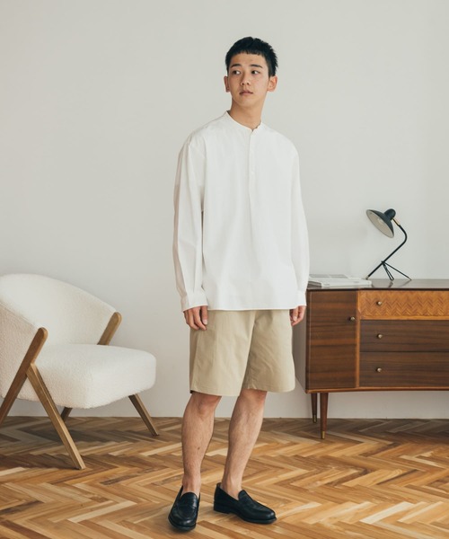 FORK&SPOON（フォークアンドスプーン）の「FORK&SPOON　コットンスラブロングスリーブシャツ（シャツ/ブラウス・メンズ・ホワイト/ストライプ・4/5）」の11枚目の写真