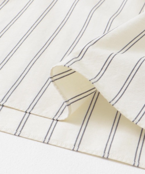 FORK&SPOON（フォークアンドスプーン）の「FORK&SPOON　コットンスラブロングスリーブシャツ（シャツ/ブラウス・メンズ・ホワイト/ストライプ・4/5）」の19枚目の写真