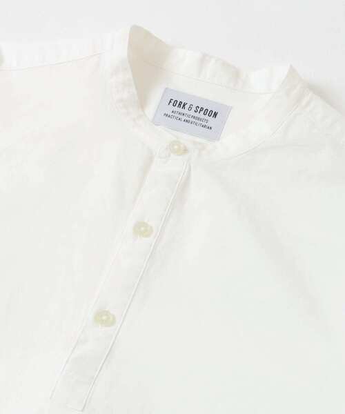 FORK&SPOON（フォークアンドスプーン）の「FORK&SPOON　コットンスラブロングスリーブシャツ（シャツ/ブラウス・メンズ・ホワイト/ストライプ・4/5）」の20枚目の写真