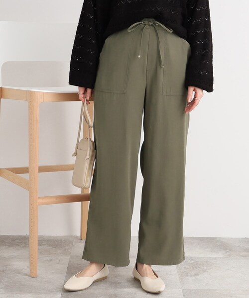 DRESKIP（ドレスキップ）の「◆【カジュアルながらもレディな印象】ベイカー イージーパンツ（その他パンツ・レディース・カーキ/ライトベージュ/グレー系その他・04/02/03）」の11枚目の写真