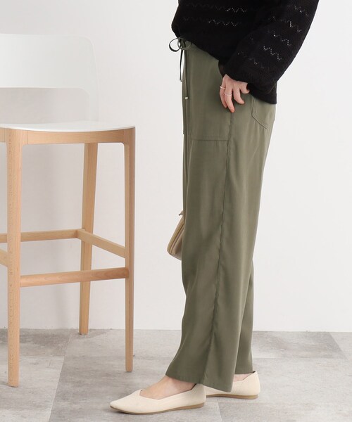 DRESKIP（ドレスキップ）の「◆【カジュアルながらもレディな印象】ベイカー イージーパンツ（その他パンツ・レディース・カーキ/ライトベージュ/グレー系その他・04/02/03）」の12枚目の写真