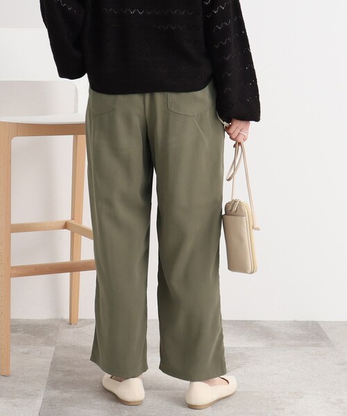 DRESKIP（ドレスキップ）の「◆【カジュアルながらもレディな印象】ベイカー イージーパンツ（その他パンツ・レディース・カーキ/ライトベージュ/グレー系その他・04/02/03）」の13枚目の写真