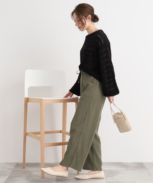 DRESKIP（ドレスキップ）の「◆【カジュアルながらもレディな印象】ベイカー イージーパンツ（その他パンツ・レディース・カーキ/ライトベージュ/グレー系その他・04/02/03）」の15枚目の写真