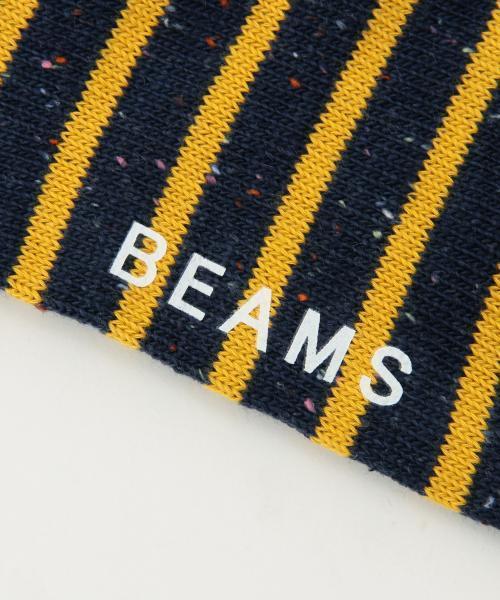 BEAMS(ビームス)の「BEAMS / ネップボーダー ソックス(ソックス/靴下・メンズ・オフホワイト/グレー/ブラック/ベージュ/ブルー系その他/ネイビー・ONE SIZE)」の14枚目の写真