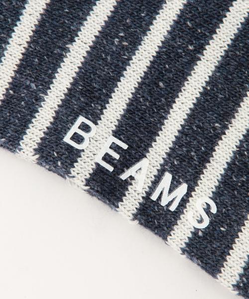 BEAMS(ビームス)の「BEAMS / ネップボーダー ソックス(ソックス/靴下・メンズ・オフホワイト/グレー/ブラック/ベージュ/ブルー系その他/ネイビー・ONE SIZE)」の18枚目の写真