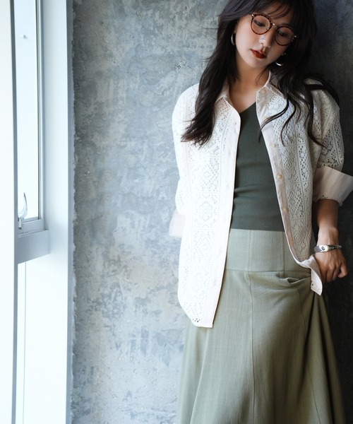 セール】ワンショルダーニットタンクトップ（タンクトップ