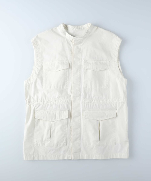 BACK NUMBER（バックナンバー）の「【BACK NUMBER】ミリタリーベスト（ベスト・レディース・キナリ/カーキブラウン・L/M）」の10枚目の写真