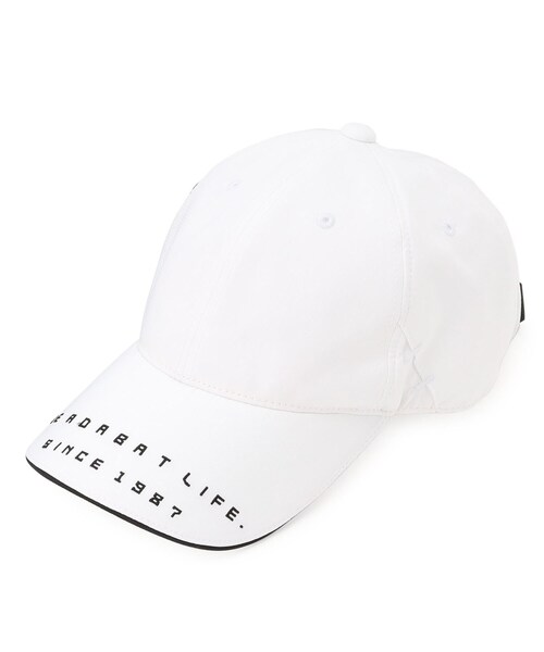 adabat（アダバット）の「◆【日本製】ロゴデザイン キャップ（キャップ・メンズ・ホワイト/ブラック・00）」の2枚目の写真