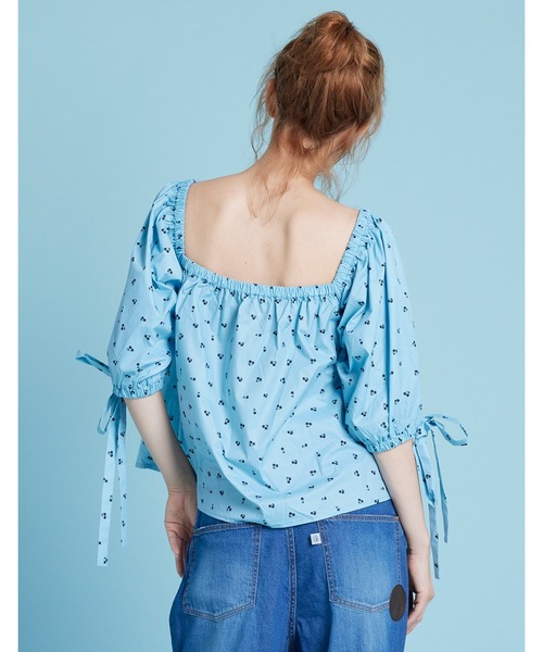 Little sunny bite（リトルサニーバイト）の「Cherry mini blouse（シャツ/ブラウス・レディース・ホワイト/ブルー/ブラック・SMALL/MEDIUM）」の17枚目の写真
