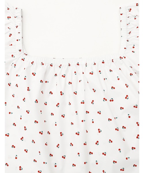 Little sunny bite（リトルサニーバイト）の「Cherry mini blouse（シャツ/ブラウス・レディース・ホワイト/ブルー/ブラック・SMALL/MEDIUM）」の4枚目の写真