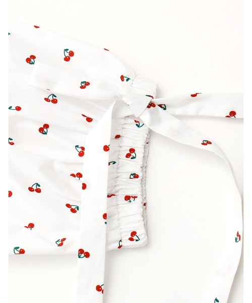 Little sunny bite（リトルサニーバイト）の「Cherry mini blouse（シャツ/ブラウス・レディース・ホワイト/ブルー/ブラック・SMALL/MEDIUM）」の8枚目の写真