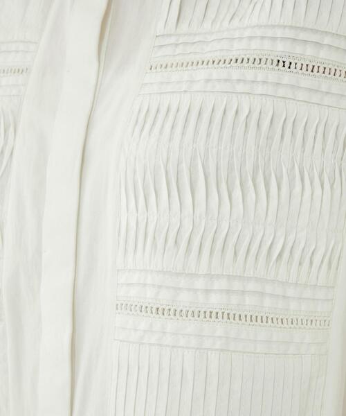 green label relaxing（グリーンレーベルリラクシング）の「［size SHORT/TALLあり］INDIA ピンタック ワンピース（シャツワンピース・レディース・ホワイト/ライトブルー/ブラック・FREE/SHORT/TALL）」の15枚目の写真