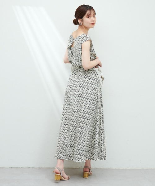 natural couture(ナチュラルクチュール)の「べっ甲Dかん太ベルト涼しげワンピース(ワンピース・レディース・ブラック/ブルー/グリーン/チェック/ミント/その他1/その他2/ベージュ/レッド・FREE)」の8枚目の写真