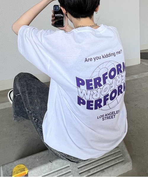 半袖Ｔシャツ ロゴプリント 韓国系 ユニセックス t843 セール】FTL Print T-shirt A / ユニセックス / ジェンダーレス