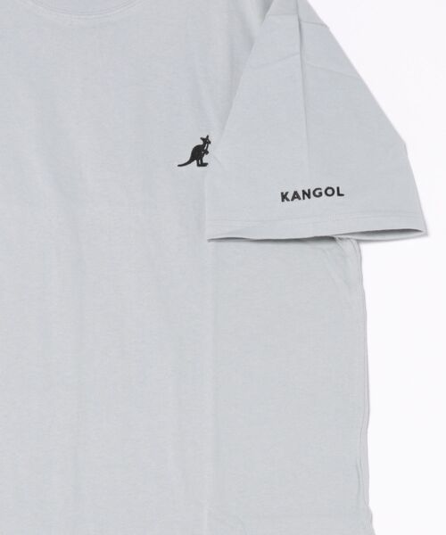 KANGOL(カンゴール)の「★KANGOL★刺繍ビッグサイズ クルーネックTシャツ(Tシャツ/カットソー・レディース・ホワイト/ブラック/マルチ/グレー/グリーン・LARGE/X-LARGE/MEDIUM)」の7枚目の写真