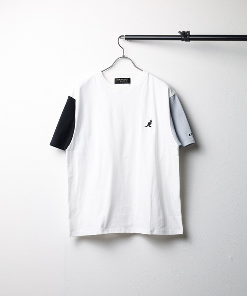 KANGOL(カンゴール)の「★KANGOL★刺繍ビッグサイズ クルーネックTシャツ(Tシャツ/カットソー・レディース・ホワイト/ブラック/マルチ/グレー/グリーン・LARGE/X-LARGE/MEDIUM)」の5枚目の写真