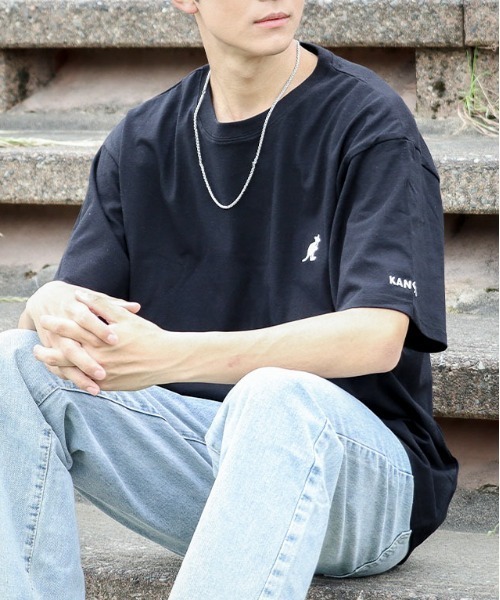 KANGOL(カンゴール)の「★KANGOL★刺繍ビッグサイズ クルーネックTシャツ(Tシャツ/カットソー・レディース・ホワイト/ブラック/マルチ/グレー/グリーン・LARGE/X-LARGE/MEDIUM)」の19枚目の写真