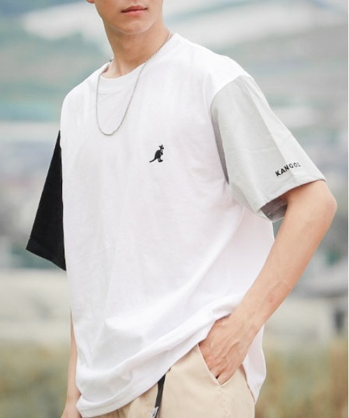 KANGOL(カンゴール)の「★KANGOL★刺繍ビッグサイズ クルーネックTシャツ(Tシャツ/カットソー・レディース・ホワイト/ブラック/マルチ/グレー/グリーン・LARGE/X-LARGE/MEDIUM)」の14枚目の写真