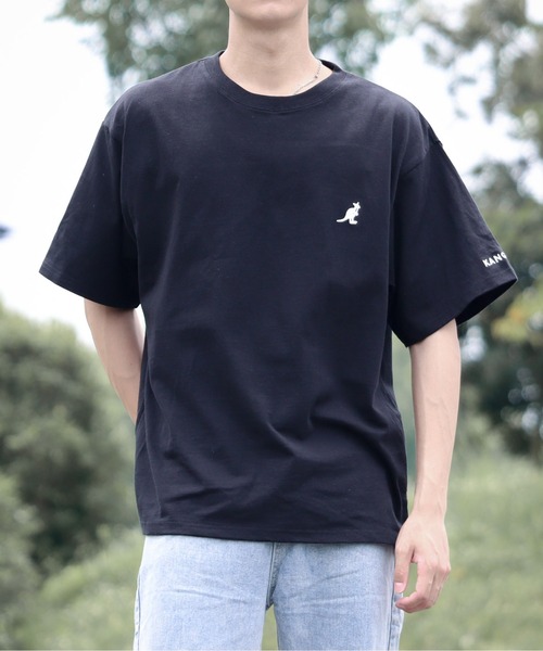 KANGOL(カンゴール)の「★KANGOL★刺繍ビッグサイズ クルーネックTシャツ(Tシャツ/カットソー・レディース・ホワイト/ブラック/マルチ/グレー/グリーン・LARGE/X-LARGE/MEDIUM)」の17枚目の写真