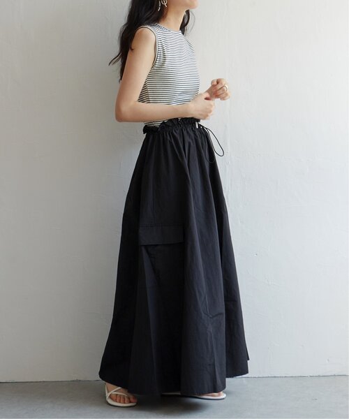 VENCEEXCHANGE（ヴァンスエクスチェンジ）の「ドッキングノースリワンピース（ワンピース・レディース・ブラック/その他2/オフホワイト・FREE）」の3枚目の写真