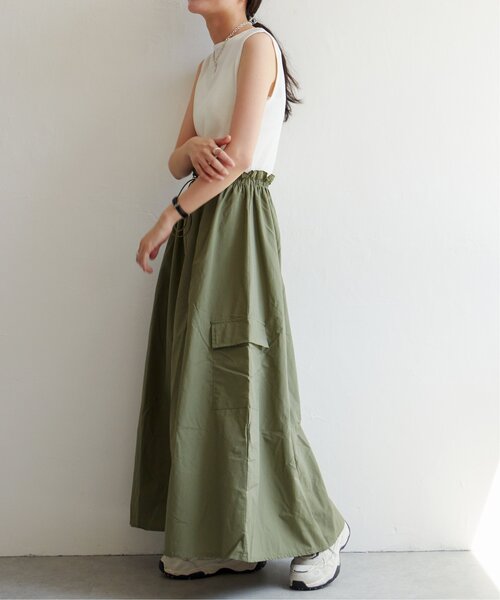 VENCEEXCHANGE（ヴァンスエクスチェンジ）の「ドッキングノースリワンピース（ワンピース・レディース・ブラック/その他2/オフホワイト・FREE）」の6枚目の写真